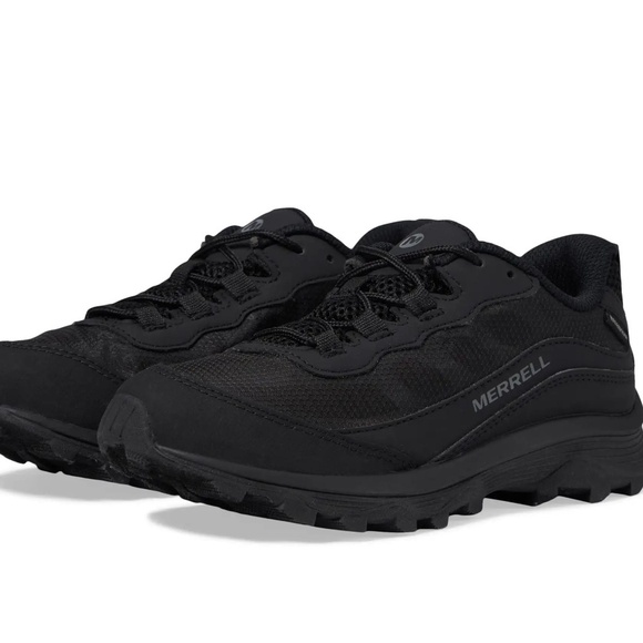 Merrell Other - Merrell Kids Moab Speed Low Waterproof (Little Kid) in Black - Size 1